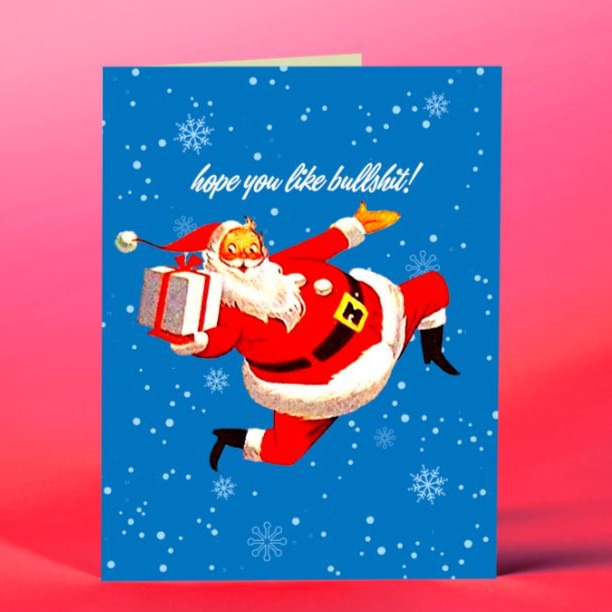 Bacon Christmas Card for Boyfriend Christmas Gifts Greeting Cards