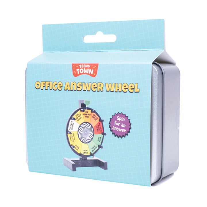 Teeny Town Office Answer Wheel-Weird-Funny-Gags-Gifts-Stupid-Stuff