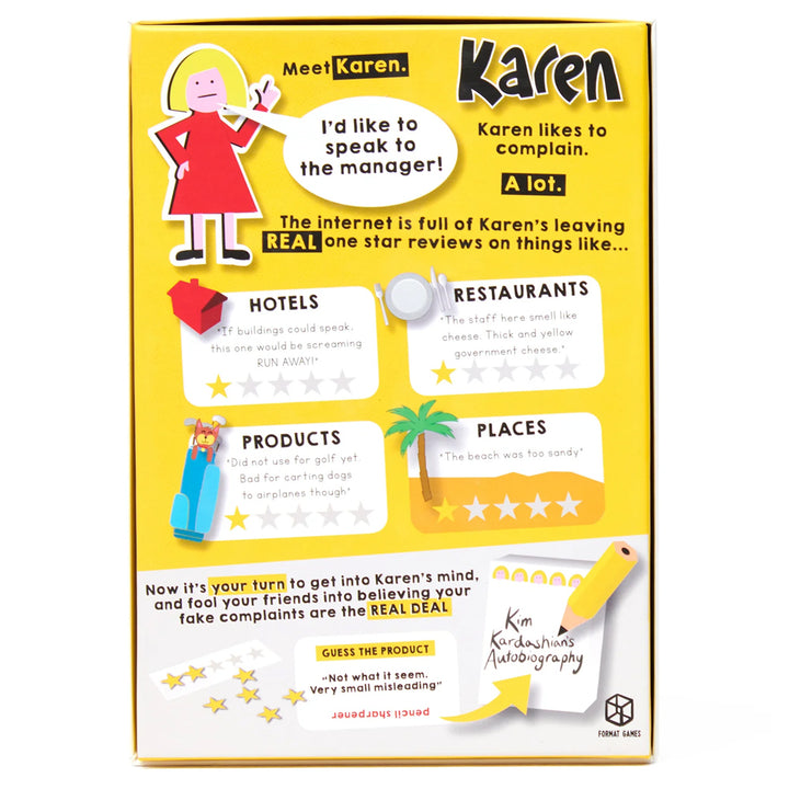 Asmodee Games Karen Party Game  of 1 star reviews