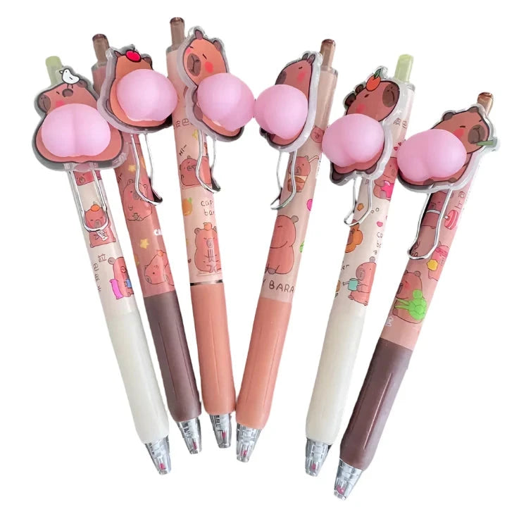 BC USA Office Goods Capybara Squishy Butt Gel Pen - 1 random style