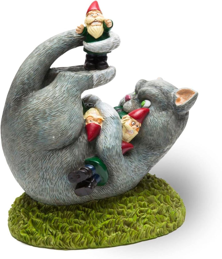 Big Mouth Toys Toy Outdoor Fun Cat Attack Garden Gnome