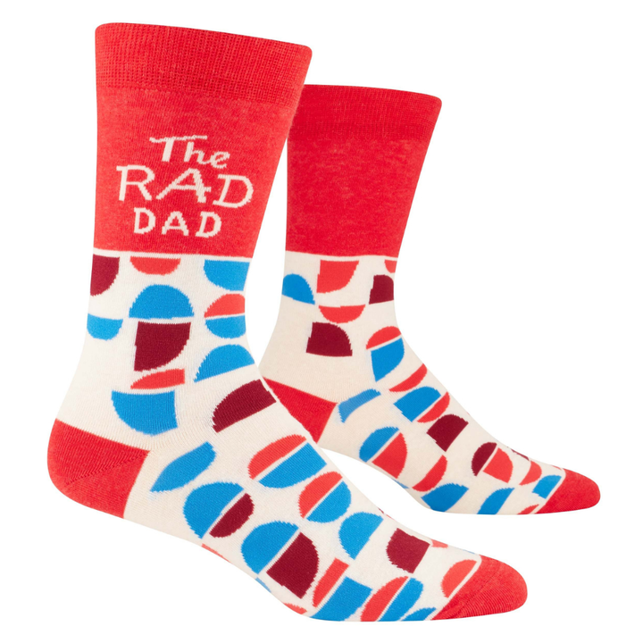 Blue Q Socks & Tees The Rad Dad Men's Crew Socks