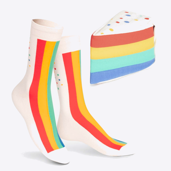 Eat My Socks Socks & Tees Rainbow Eat My Socks Cake