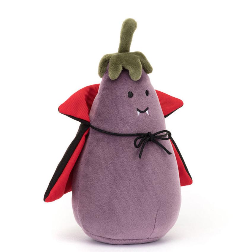 Jellycat Toy Stuffed Plush Jellycat Vampire Eggplant