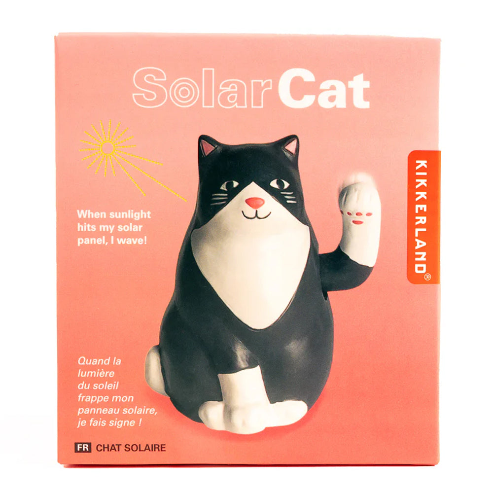 KIKKERLAND Toy Novelties Waving Solar Cat