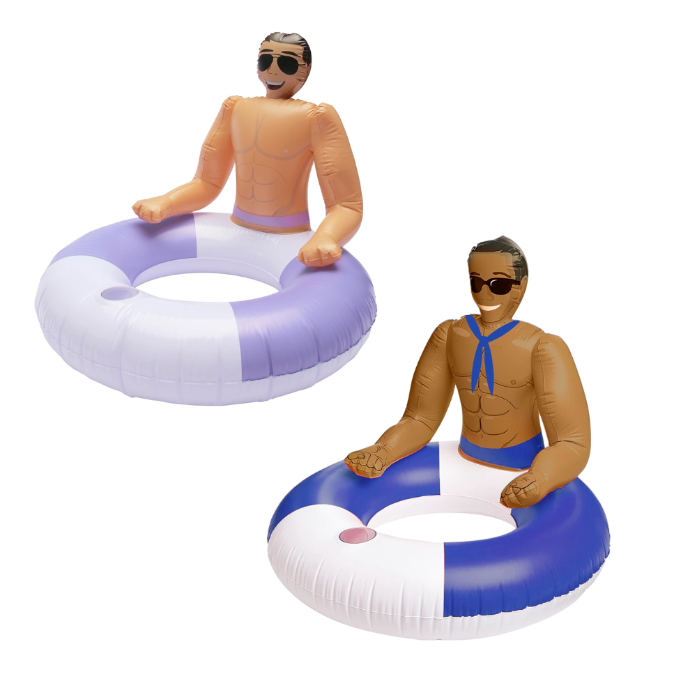 NPW Toy Outdoor Fun Inflatable Hunk Pool Float