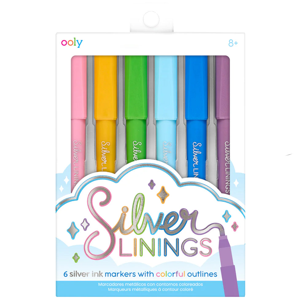 OOLY Arts & Crafts Silver Linings Outline Markers