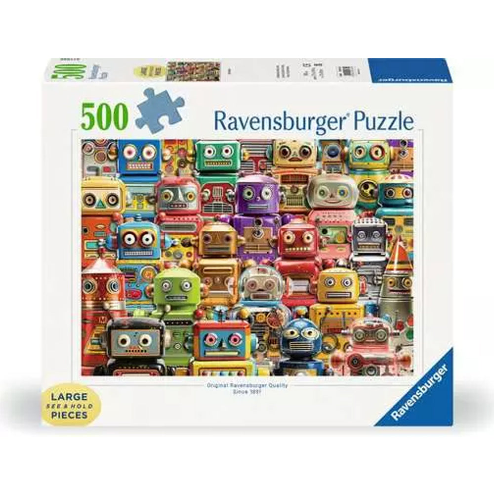 Ravensburger Puzzles Ravensburger Retro Robots 500 pc Large Format Puzzle