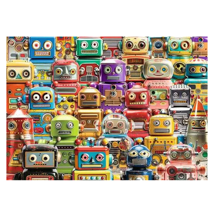 Ravensburger Puzzles Ravensburger Retro Robots 500 pc Large Format Puzzle