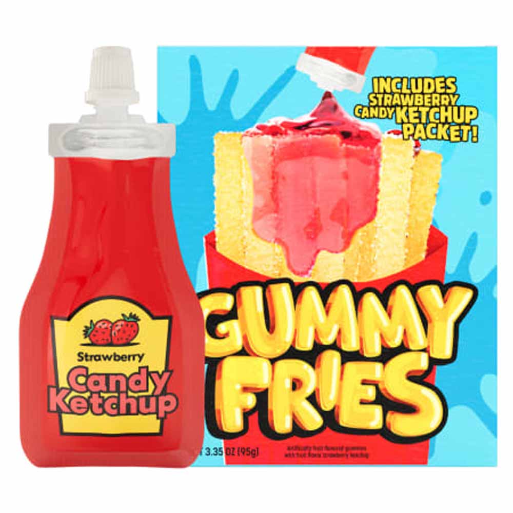 Redstone Foods Candy Gummy Fries with Ketchup