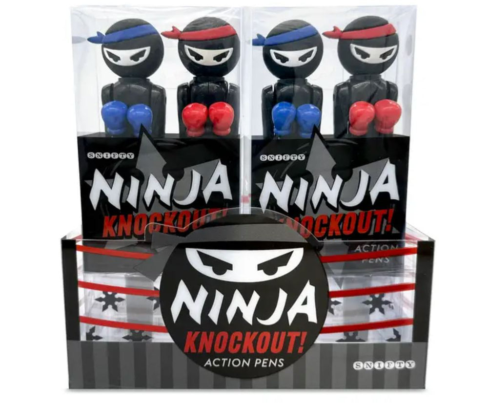 Snifty Office Goods Ninja Knockout Action Pen Set of 2