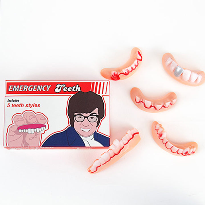 Emergency Teeth - Includes 5 styles-Weird-Funny-Gags-Gifts-Stupid-Stuff