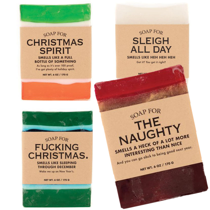 Whiskey River Soap Co. Personal Care Funny Holiday Soap For...