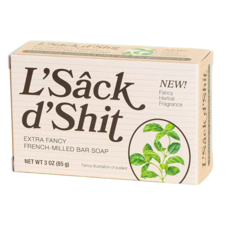 Whiskey River Soap Co. Personal Care Sack of Shit - Fancy French Boxed Bar Soap