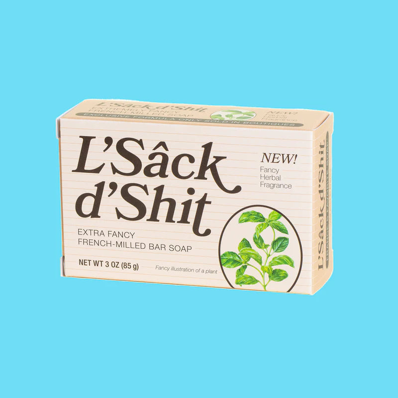 Whiskey River Soap Co. Personal Care Sack of Shit - Fancy French Boxed Bar Soap