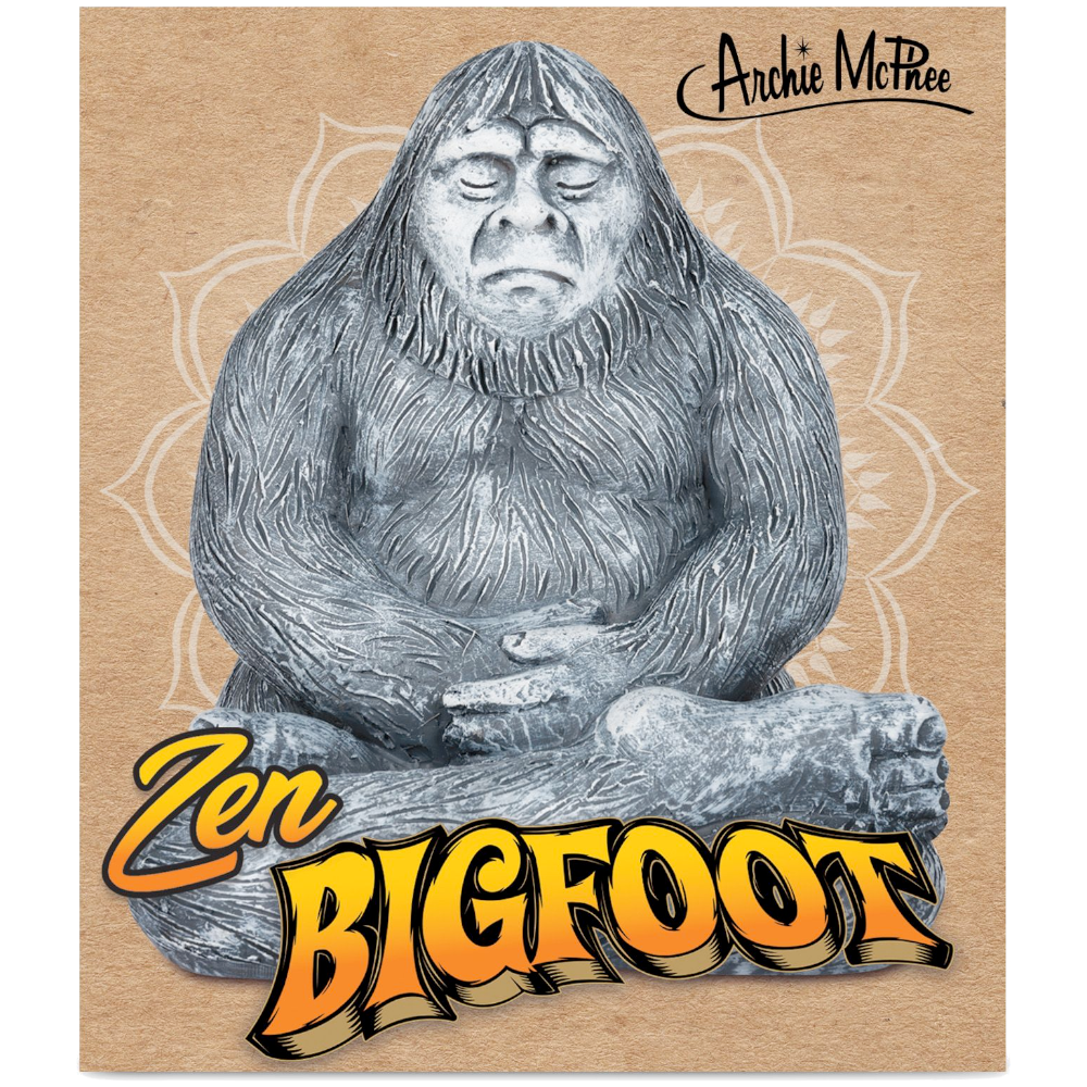 Accoutrements - Archie McPhee Toy Action Figures Zen Bigfoot Statue - 5.25"