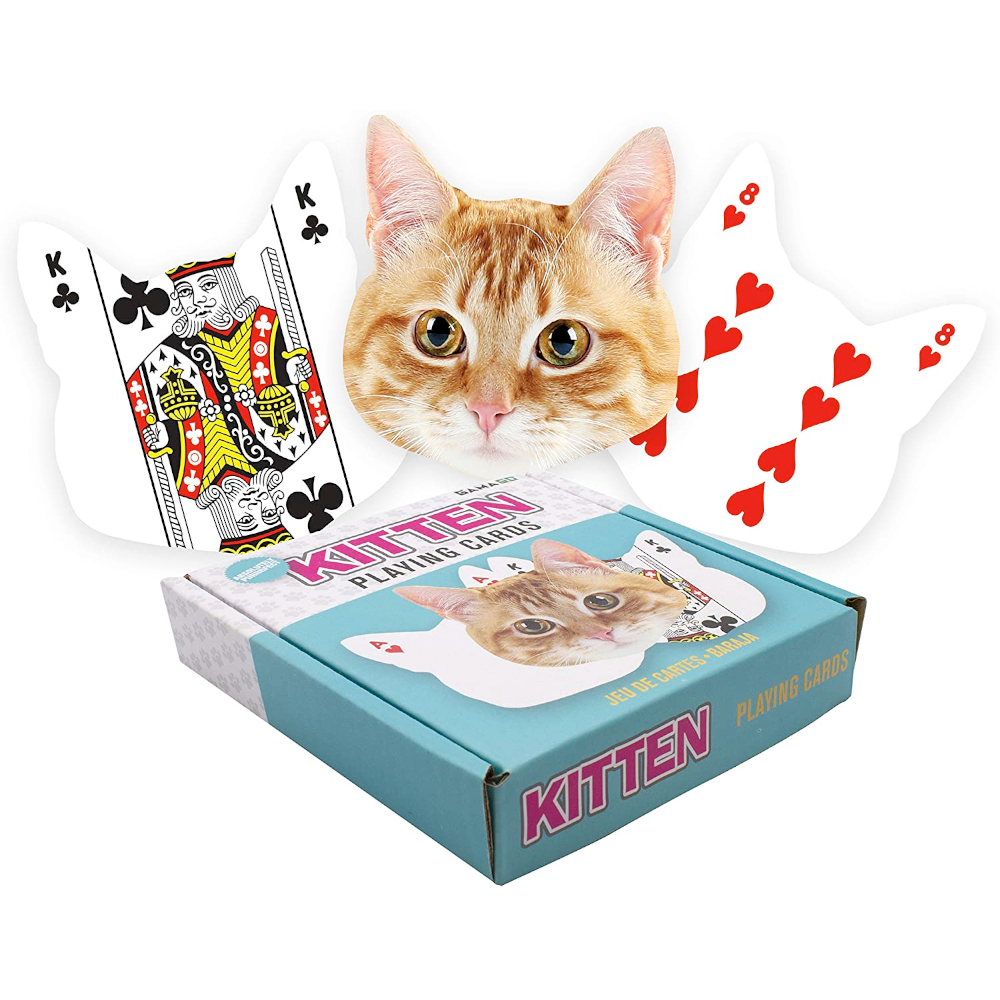 Gama-Go NMR Games Kitten Playing Cards