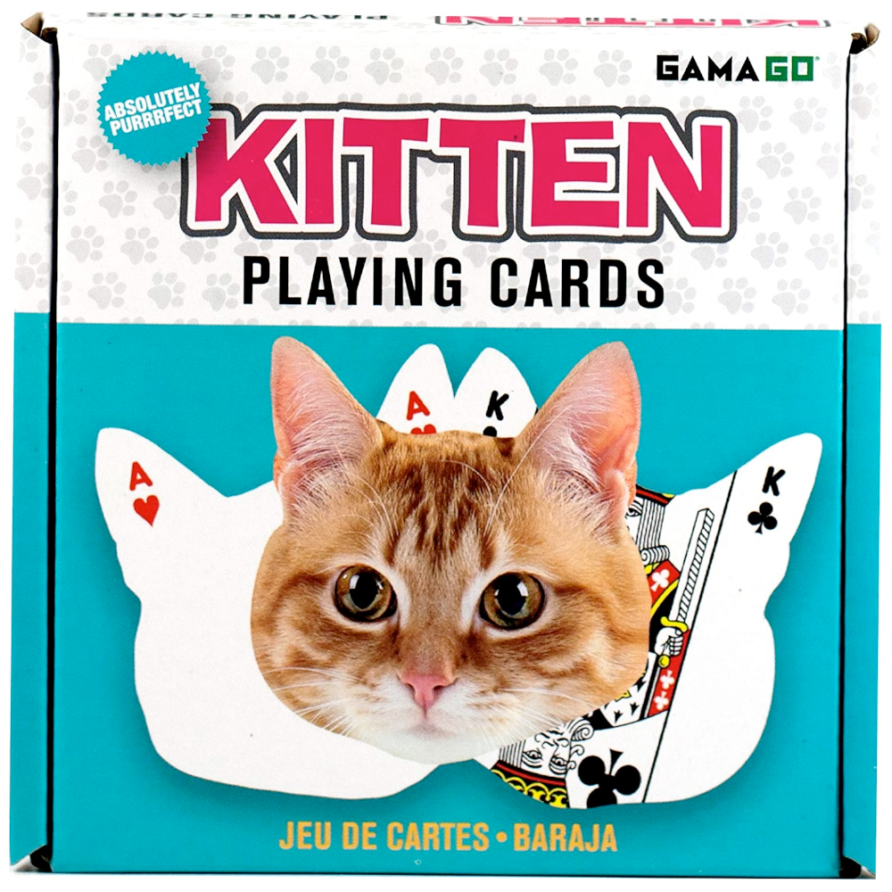 Gama-Go NMR Games Kitten Playing Cards