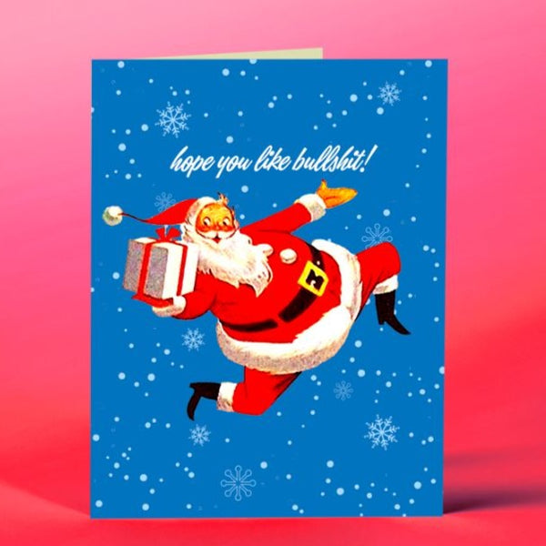 Ho Ho F*cking Ho! Santa Christmas Card - Unique Gifts - Offensive