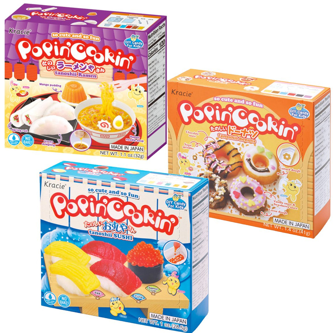 Kracie Popin'Cookin' Sushi Gummy Candy Making Kit Interesting Japanese Kit  