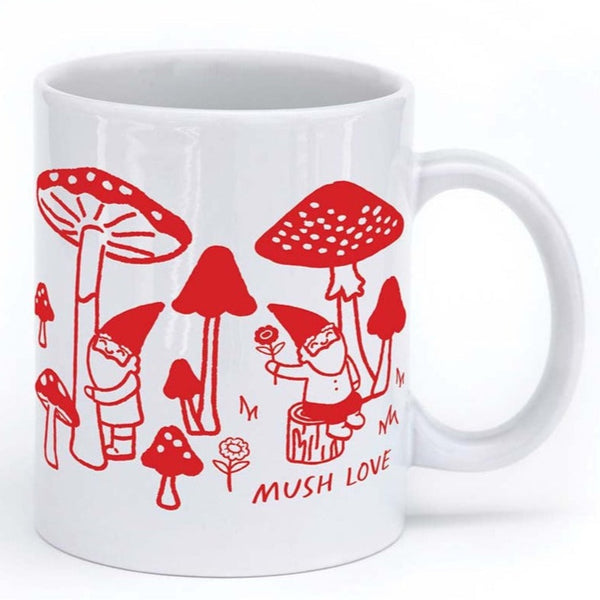 Gnome with Mushrooms Mug