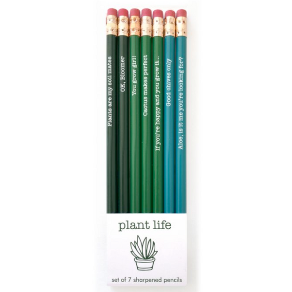 Plant Life Set of Pencils – Off the Wagon Shop