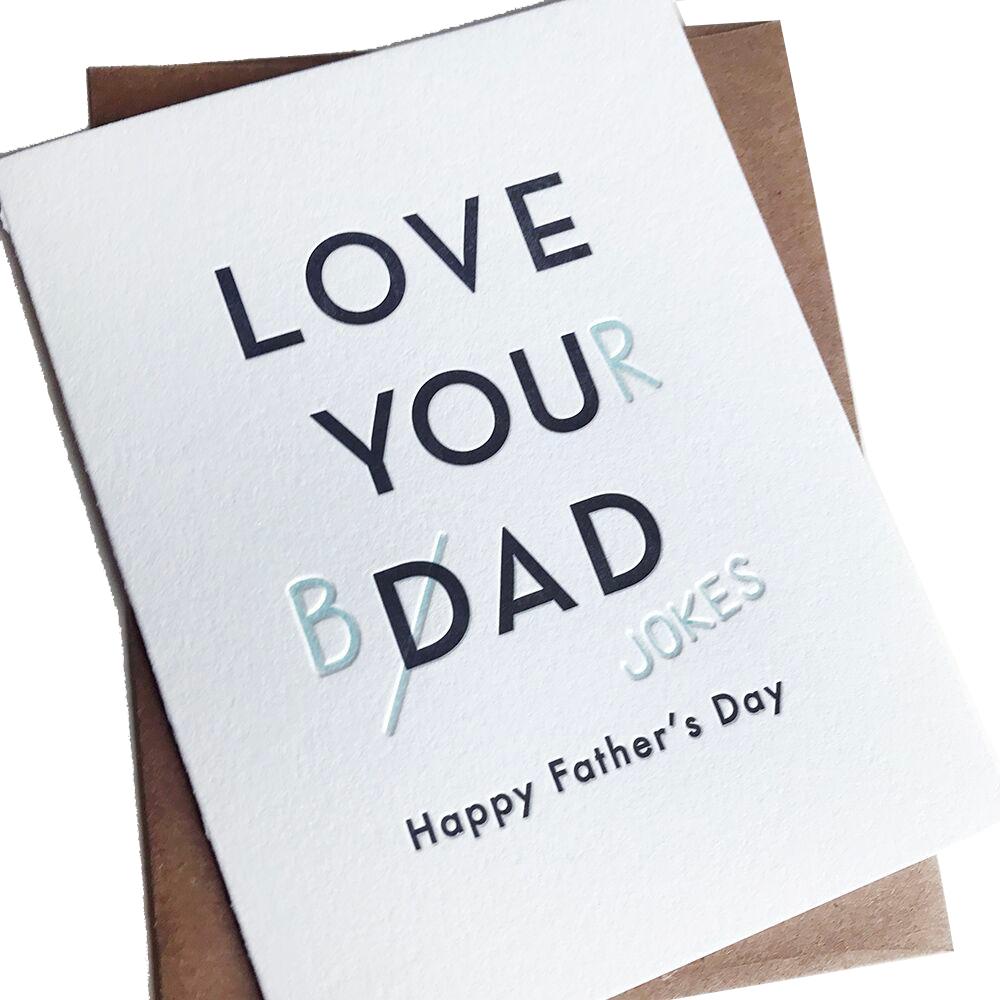 Love Your Dad Jokes Card – Off the Wagon Shop